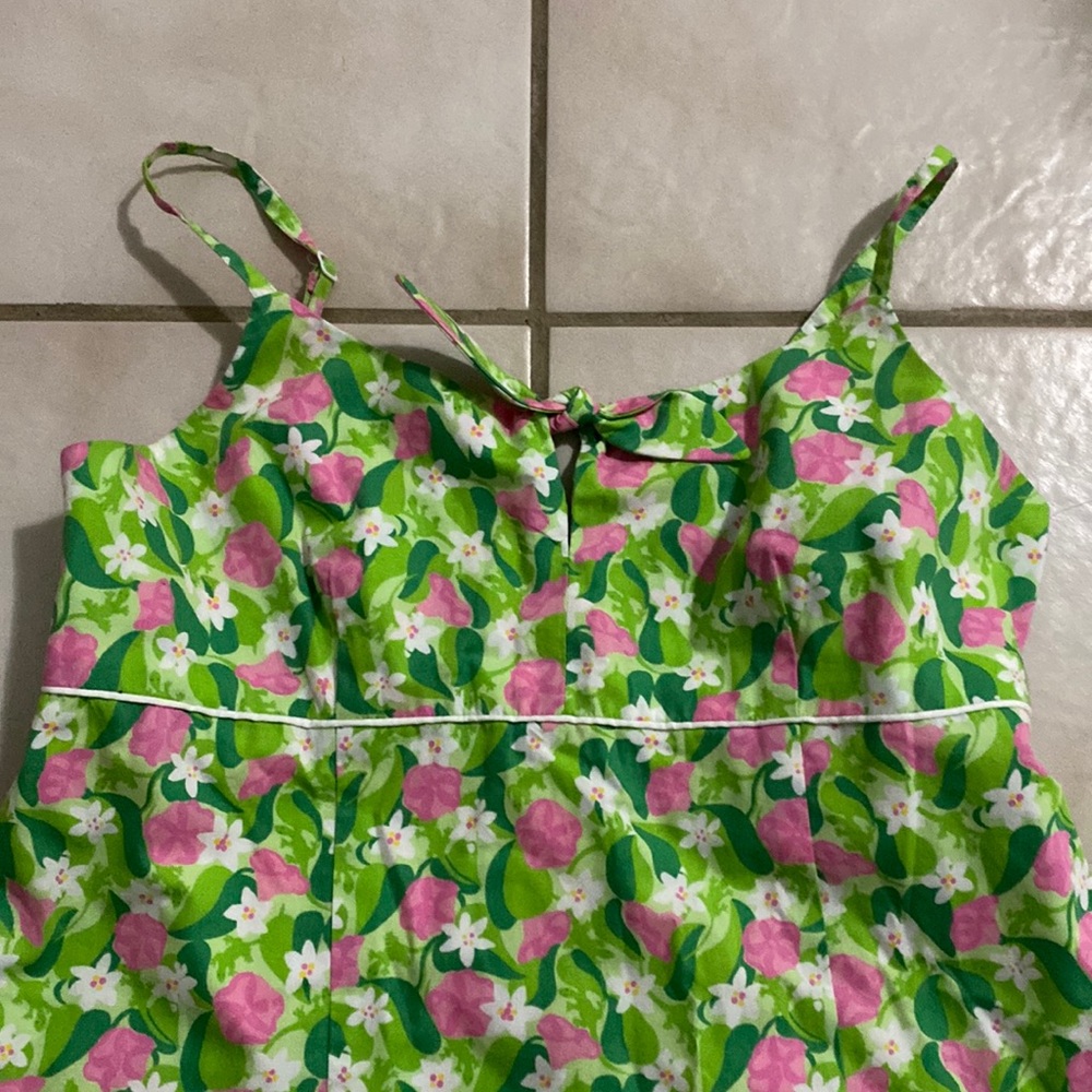 New Lilly Pulitzer Size 6 Cotton Summer Flirty Cocktail Travel Mini Dress - Picture 3 of 7